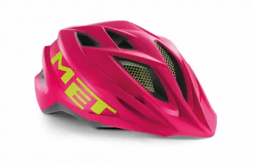 Met Bike Helmet Crackerjack - Pink Texture Green, Matt