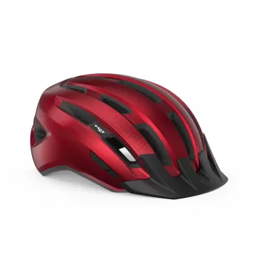 Met Bike Helmet Downtown MIPS - Red, Glossy