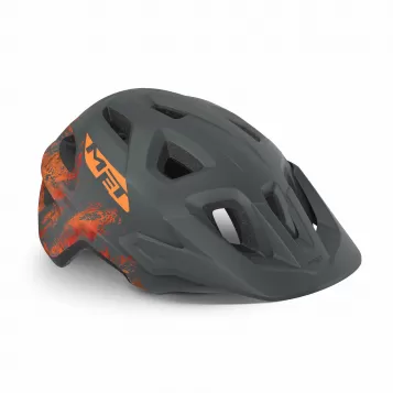 Met Bike Helmet Eldar - Gray Orange, Matt