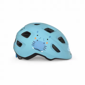 Met Bike Helmet Hooray - Pale Blue Hippo, Glossy