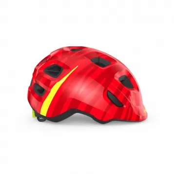 Met Bike Helmet Hooray - Red Zebra, Glossy