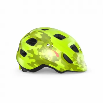 Met Bike Helmet Hooray - Lime Chameleon, Glossy