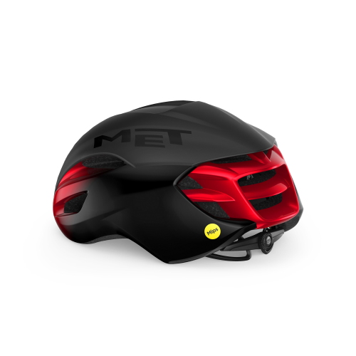 Preview: Met Velohelm Manta MIPS - Black Red Metallic, Matt Glossy