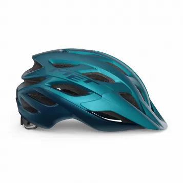 Met Bike Helmet Veleno MIPS - Teal Blue Metallic, Glossy