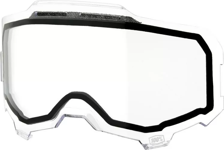 100percent Armega/ARmatic Replacement - Dual Pane Vented Clear Lens