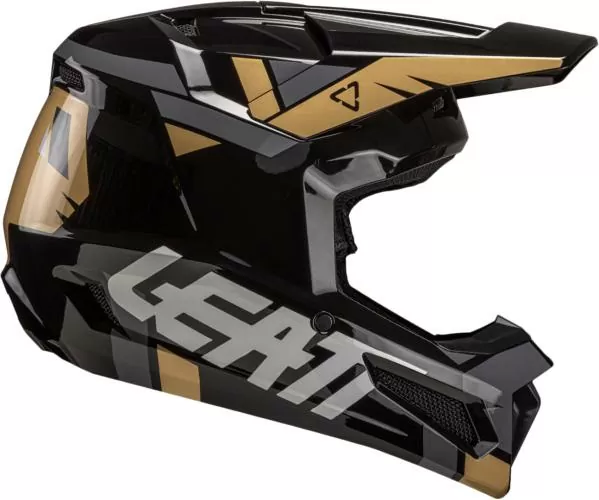 Leatt Helmet Moto 2.5 V25 - schwarz-braun-weiss