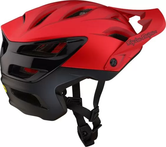 Troy Lee Designs A3 Mips Helmet - Uno - rot