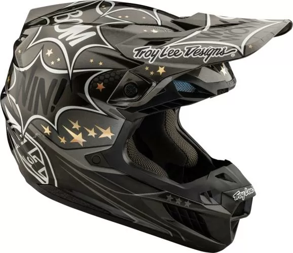 Troy Lee Designs SE5 ECE Carbon Helmet - Cosmic Explosion - grau