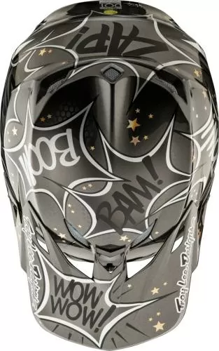 Troy Lee Designs SE5 ECE Carbon Helmet - Cosmic Explosion - grau