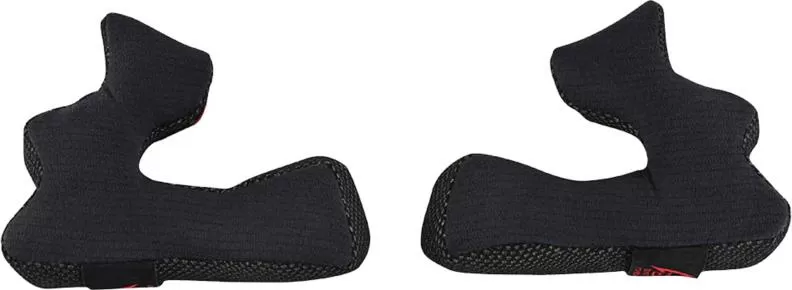 Troy Lee Designs D4 Poly Cheekpads - Solid black s (56cm)