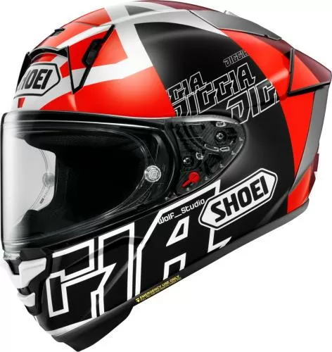 SHOEI Full Face Helmet X-Spirit Pro Diggia 2 TC-1, - red-black-white