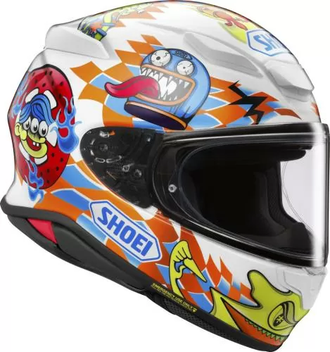 SHOEI Integralhelm NXR2 Yago TC-2 - weiss-orange-hellblau