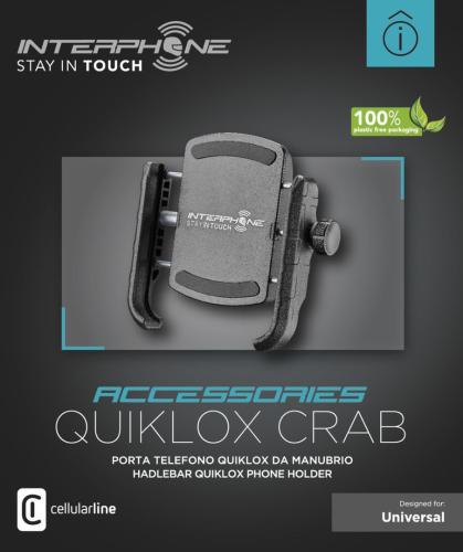 Preview: Interphone QUIKLOX X Crab Halterung