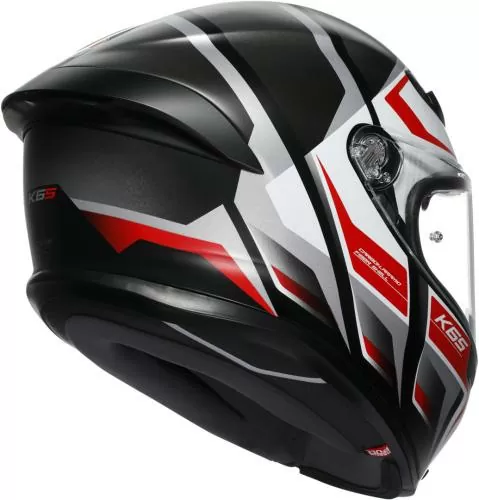 AGV Integralhelm K6 S Karve matt - schwarz-weiss-rot