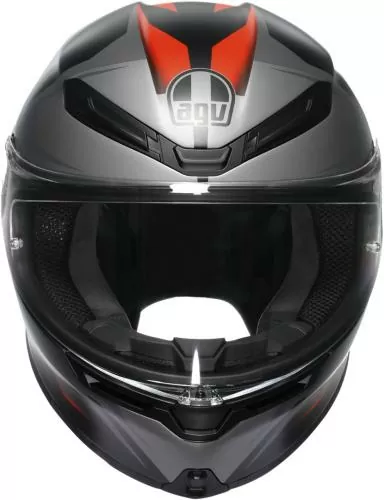 AGV Integralhelm K6 S Karve matt - schwarz-grau-rot