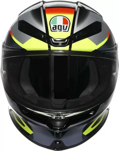 AGV Integralhelm K6 S Erazer - schwarz-rot-gelb