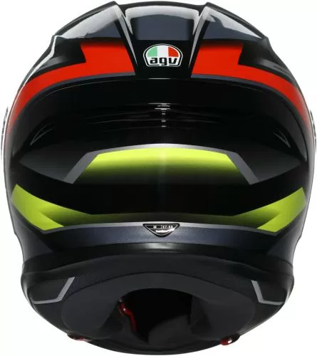 AGV Integralhelm K6 S Erazer - schwarz-rot-gelb