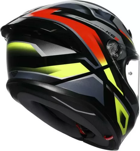 AGV Integralhelm K6 S Erazer - schwarz-rot-gelb