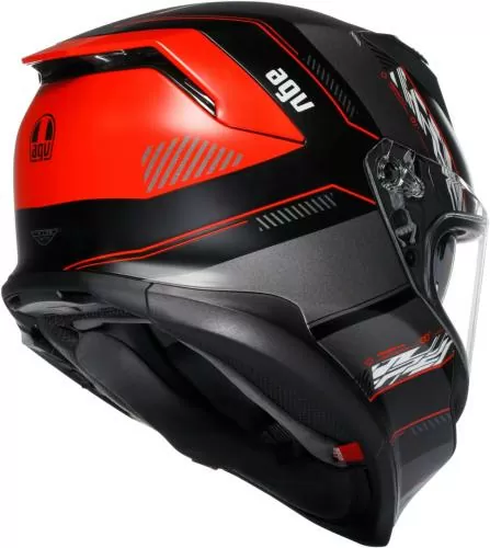 AGV Integralhelm K7 Kyber - schwarz-rot