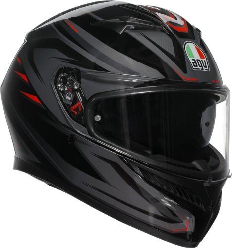 Preview: AGV Integralhelm K3 Syth - schwarz-rot