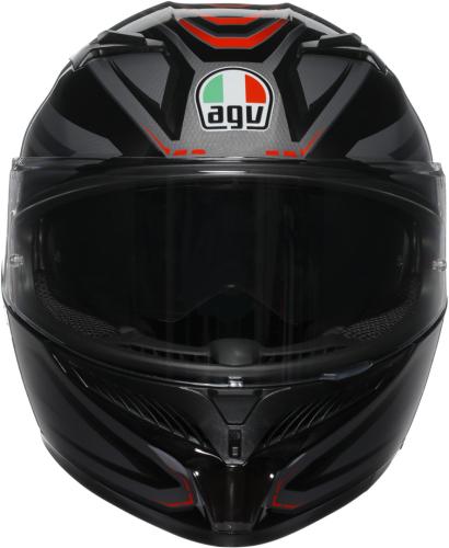 Preview: AGV Integralhelm K3 Syth - schwarz-rot