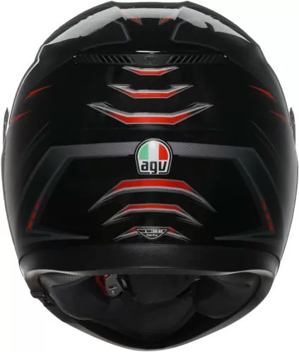 AGV Integralhelm K3 Syth - schwarz-rot