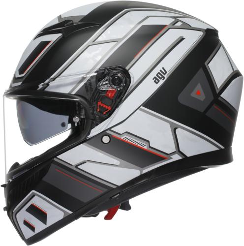 Preview: AGV Integralhelm K3 Rivia matt - schwarz-weiss