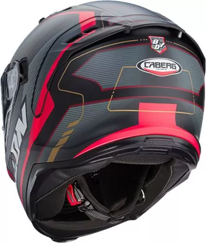 Caberg Full Face Helmet Avalon X - Optic matt black-grey-red