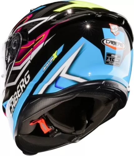 Caberg Avalon X full-face helmet - Brama black-yellow-fuchsia-blue