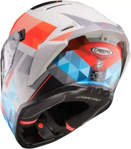 Caberg Drift Evo II Prism Full Face Helmet - matt grey red blue