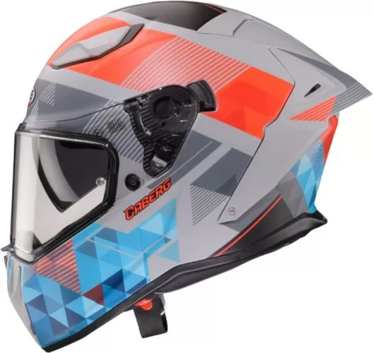 Caberg Drift Evo II Prism Full Face Helmet - matt grey red blue