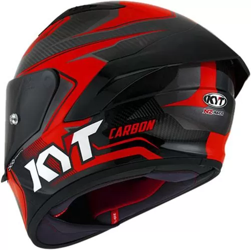 KYT Full-face helmet NZ-Race Carbon Competition - carbon-red-white