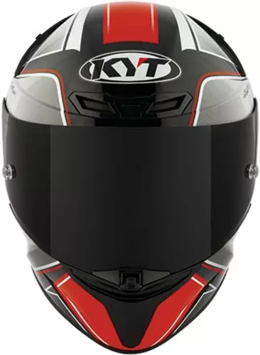 KYT Full Face Helmet TT-Revo Tourist - black-red-silver