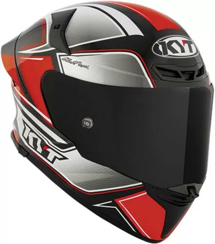 KYT Full Face Helmet TT-Revo Tourist - black-red-silver
