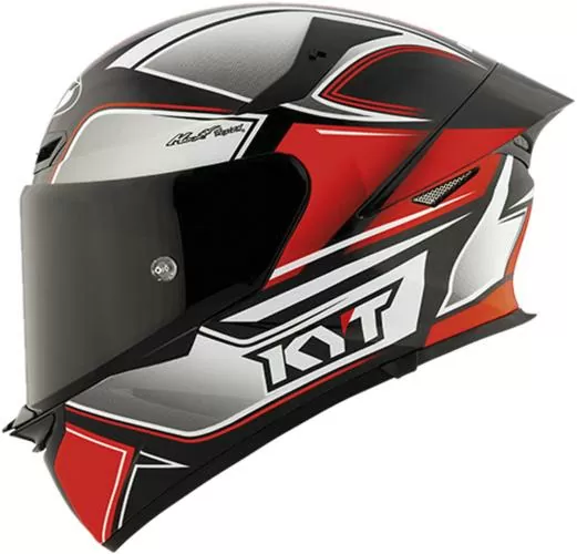 KYT Full Face Helmet TT-Revo Tourist - black-red-silver