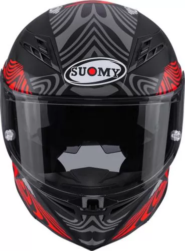 Suomy Full-Face Helmet Stellar 2 Molten - black matt-red