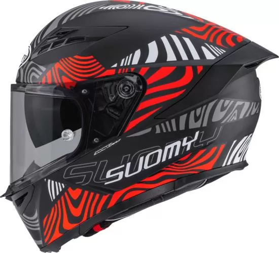 Suomy Full-Face Helmet Stellar 2 Molten - black matt-red