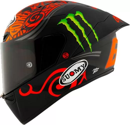 Suomy Integralhelm S1-XR GP Bagnaia Monster Replica 2024 - schwarz matt-rot