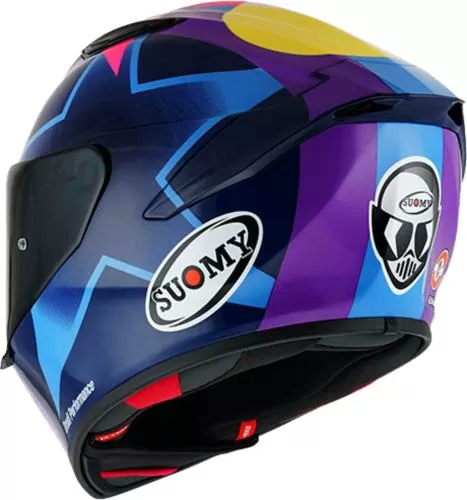 Suomy Integralhelm Track-1 Bastianini Replica - blau-violett-pink