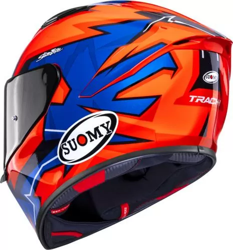 Suomy Integralhelm Track-1 Firestorm - orange-blau-schwarz
