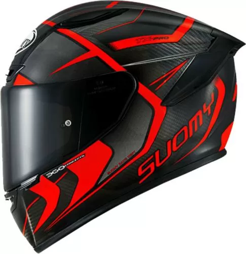 Suomy Full-face helmet TX-Pro Advance - black-red fluo