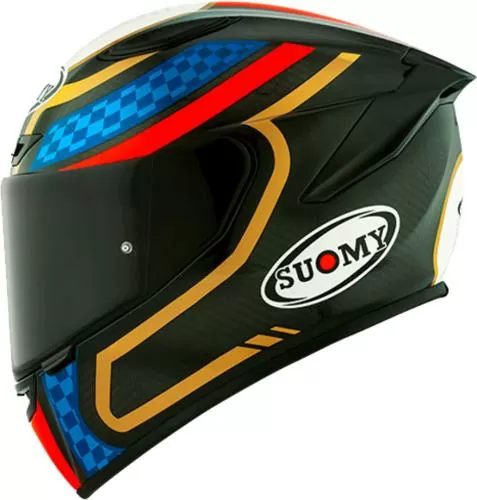 Suomy Full Face Helmet TX-Pro Emblem - black-red-blue-gold