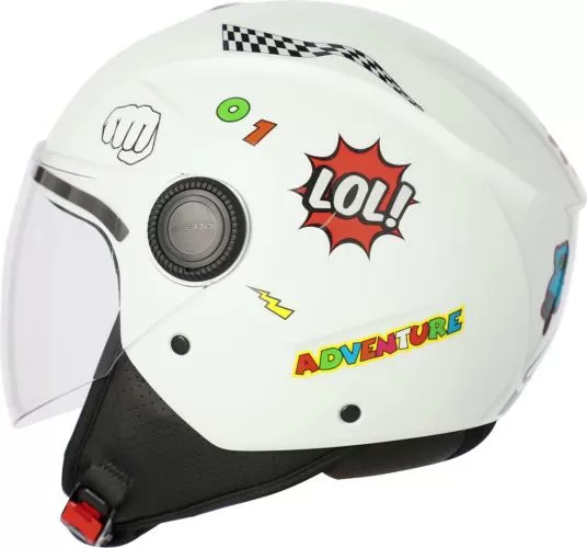 Acerbis BREZZA Children's Open Face Helmet - white