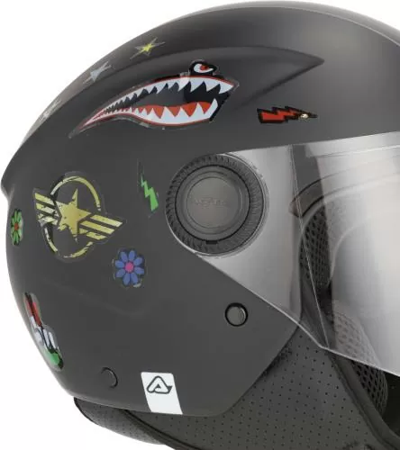 Acerbis Jet helmet BREZZA children - black