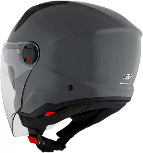 KYT D-City Jet Helmet - grey-black