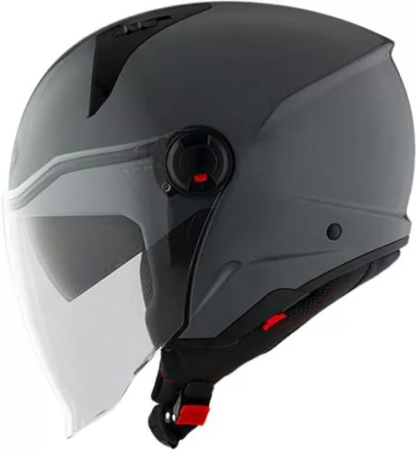 KYT D-City Jet Helmet - grey-black