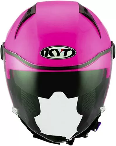 KYT D-City Jet Helmet - fluo pink