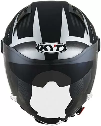 KYT D-City Lucent Jet Helmet - black-silver matt
