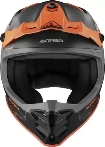 Acerbis Motocrosshelm PROFILE Junior - schwarz-orange