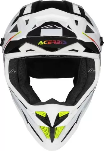 Acerbis Motocrosshelm T711 - weiss-schwarz